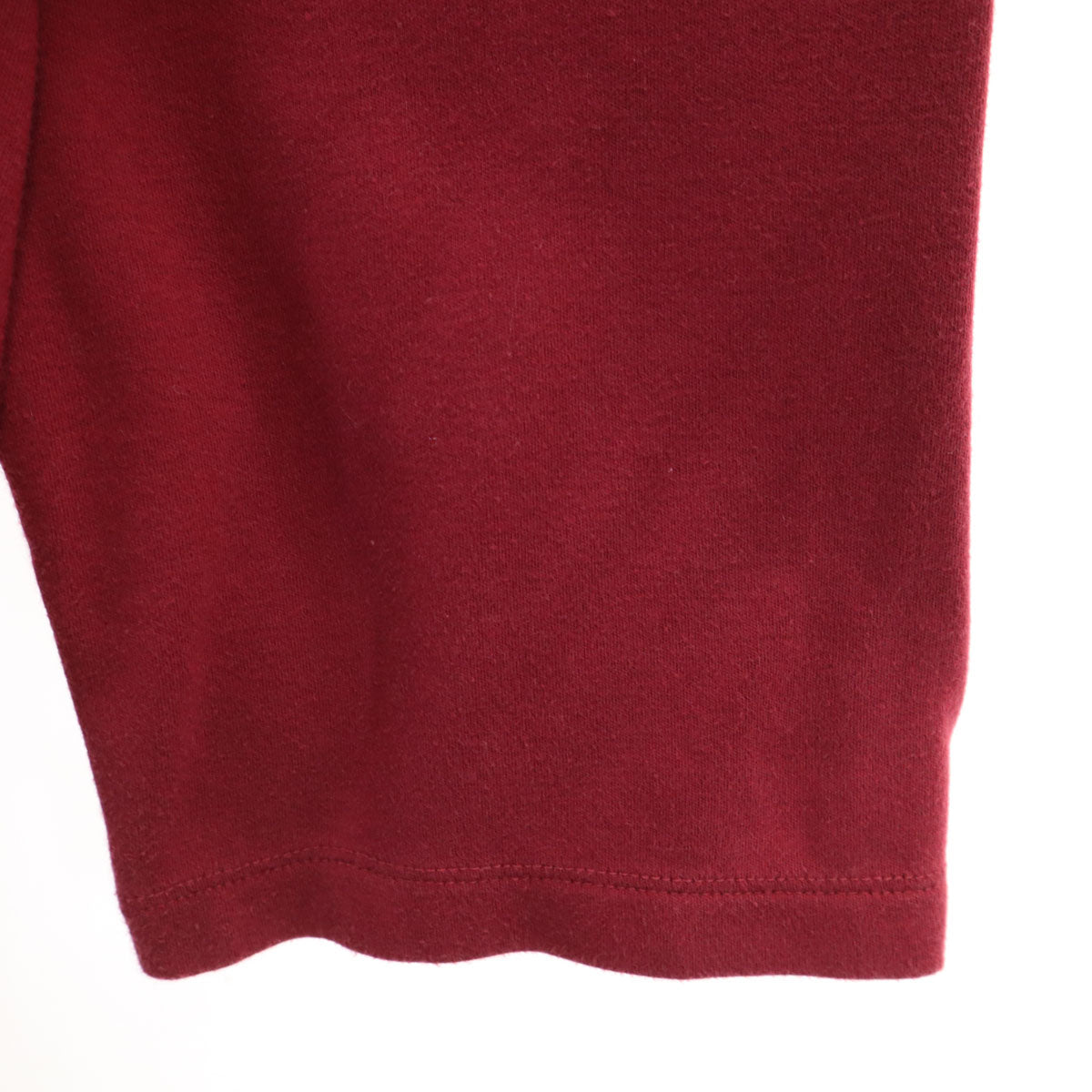 HaaT ISSEY MIYAKE ハート イッセイミヤケ 日本製 7分袖 カットソー 2 ボルドー レディース