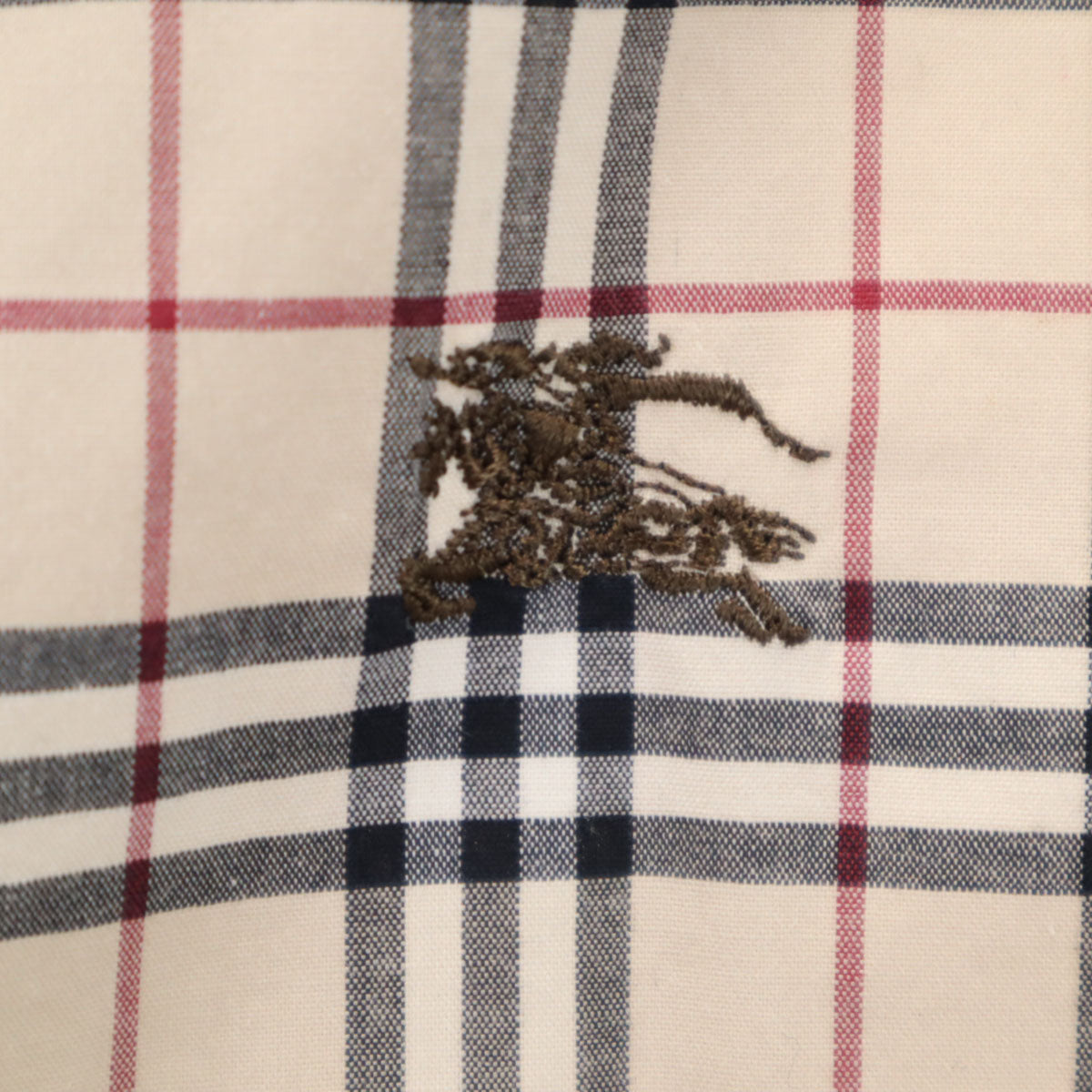 BURBERRY LONDON BLUE LABEL バーバリー ロンドン ブルーレーベル 日本製 ノバチェック 長袖 シャツ 38 ベージュ 三陽商会 レディース