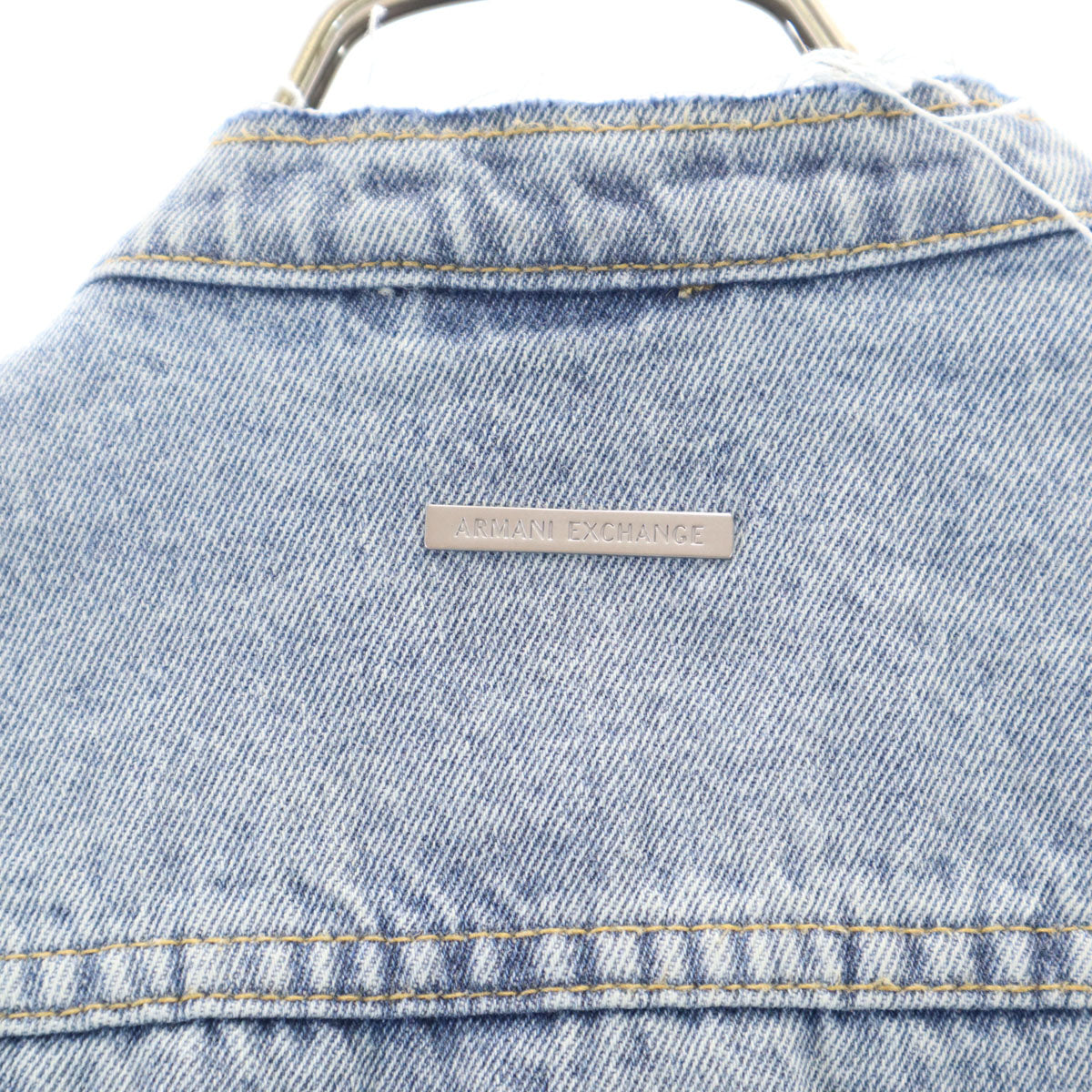 ARMANI EXCHANGE アルマーニエクスチェンジ デニムジャケット XS ウォッシュブルー ジージャン トラッカー レディース