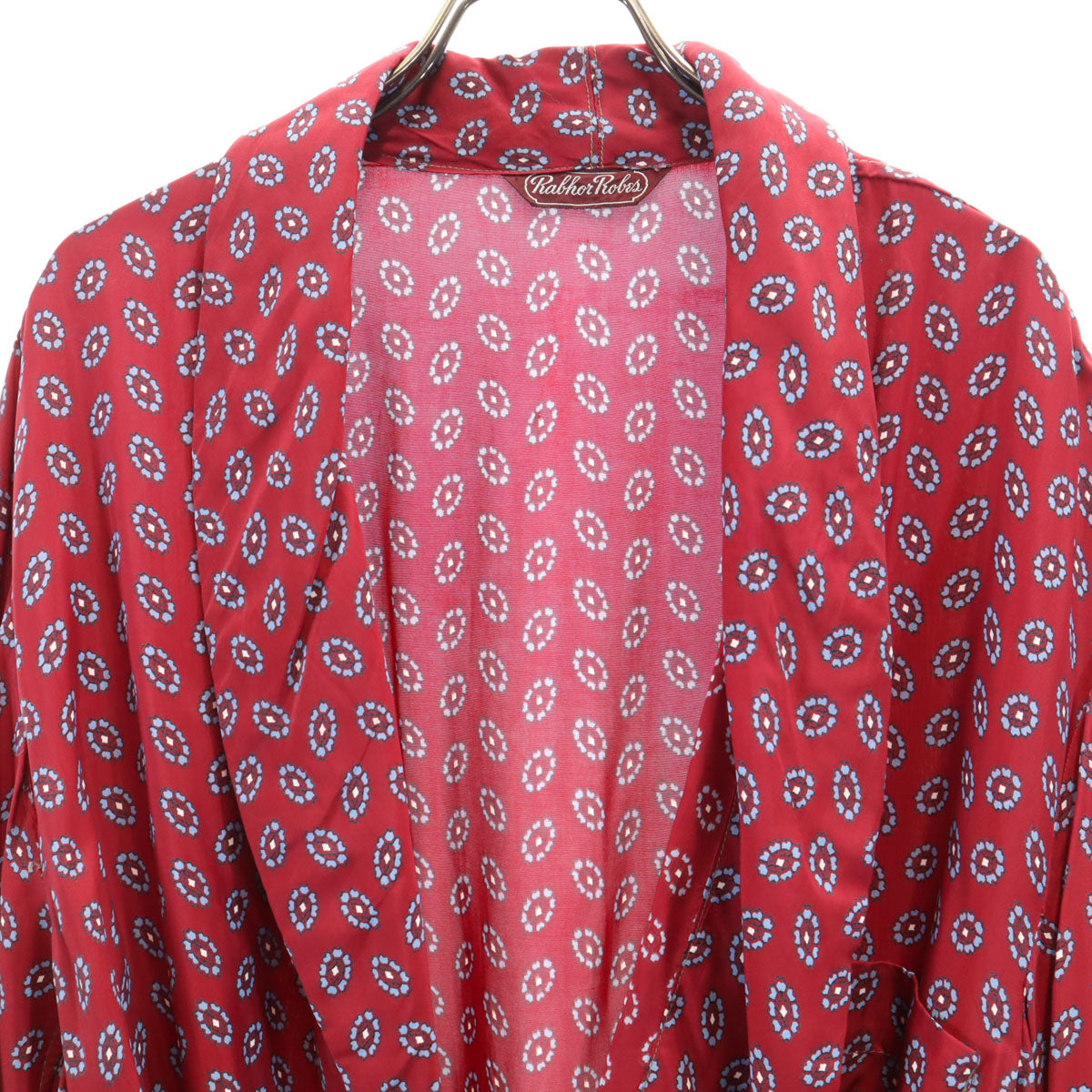 Rabhor Robes 60s ヴィンテージ 総柄 ガウン レッド系 メンズ