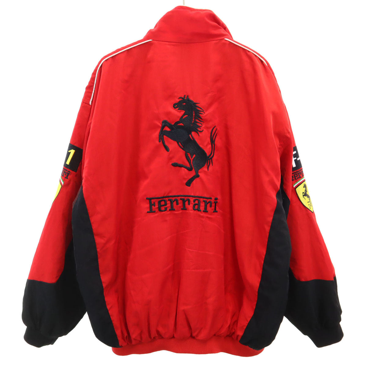 Ferrari フェラーリ ブリヂストン レーシング 中綿ジャケット XXL レッド ビックサイズ メンズ