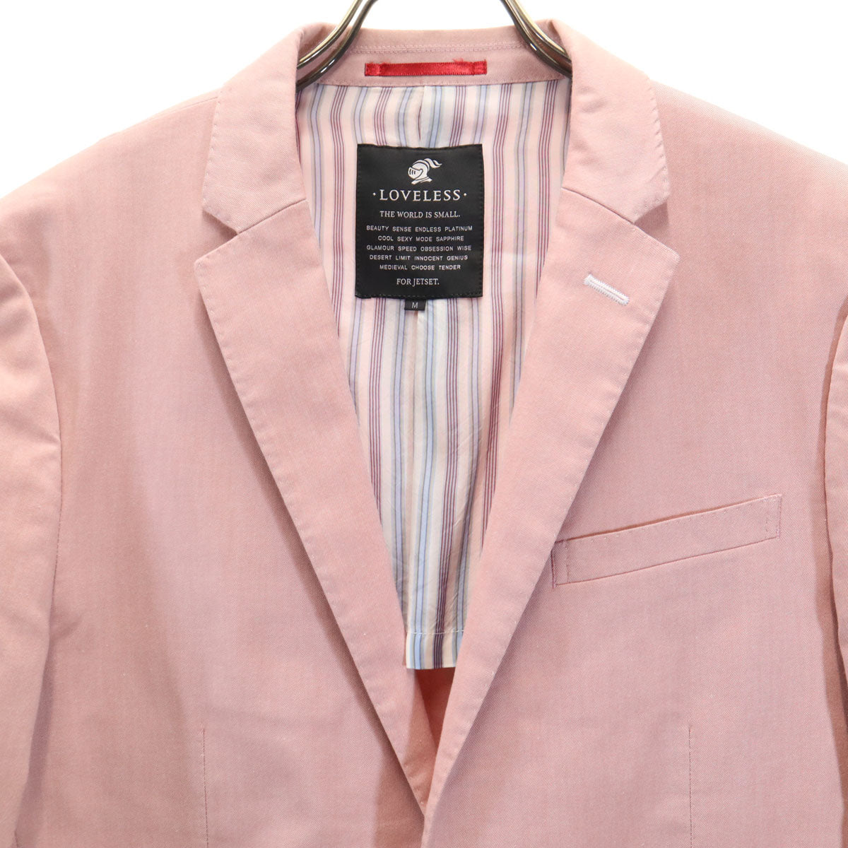 LOVELESS ラブレス スーツ 上下 セットアップ M/79 ピンク メンズ