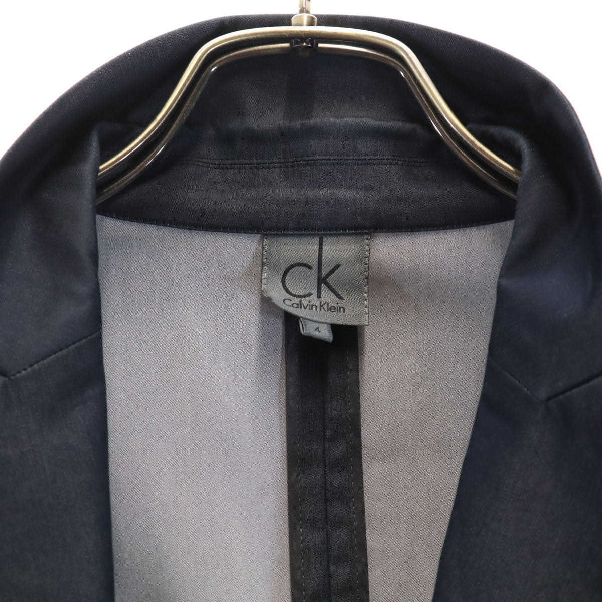 Calvin klein カルバンクライン スカートスーツ 上下 セットアップ 4 ネイビー レディース