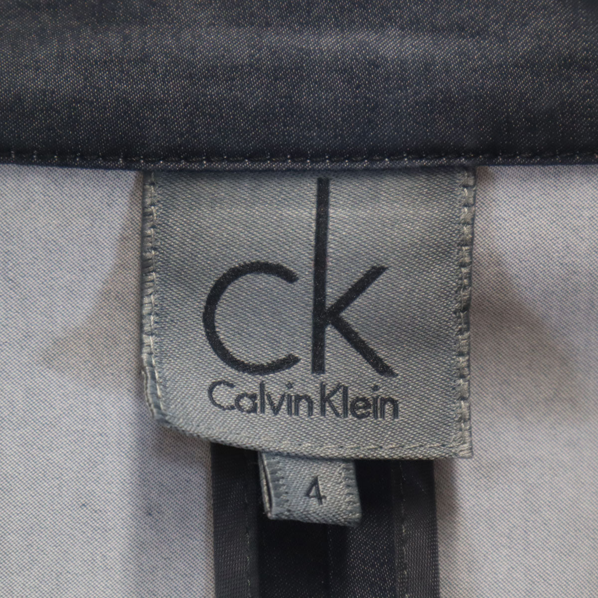 Calvin klein カルバンクライン スカートスーツ 上下 セットアップ 4 ネイビー レディース
