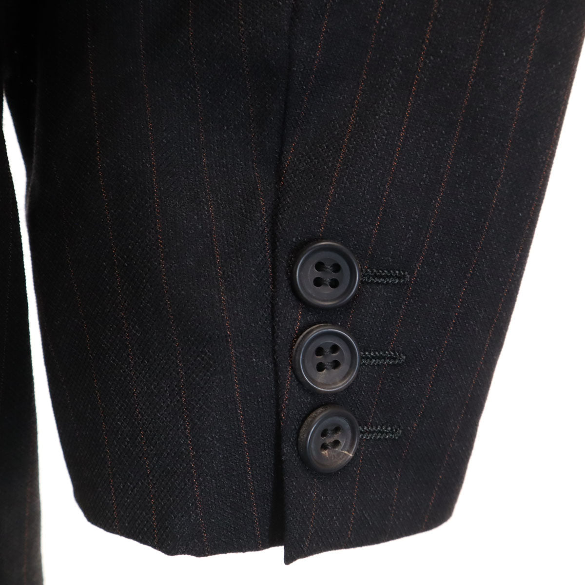 PAUL SMITH COLLECTION ポールスミスコレクション ストライプ柄 スーツ 上下 セットアップ M ブラック系 メンズ