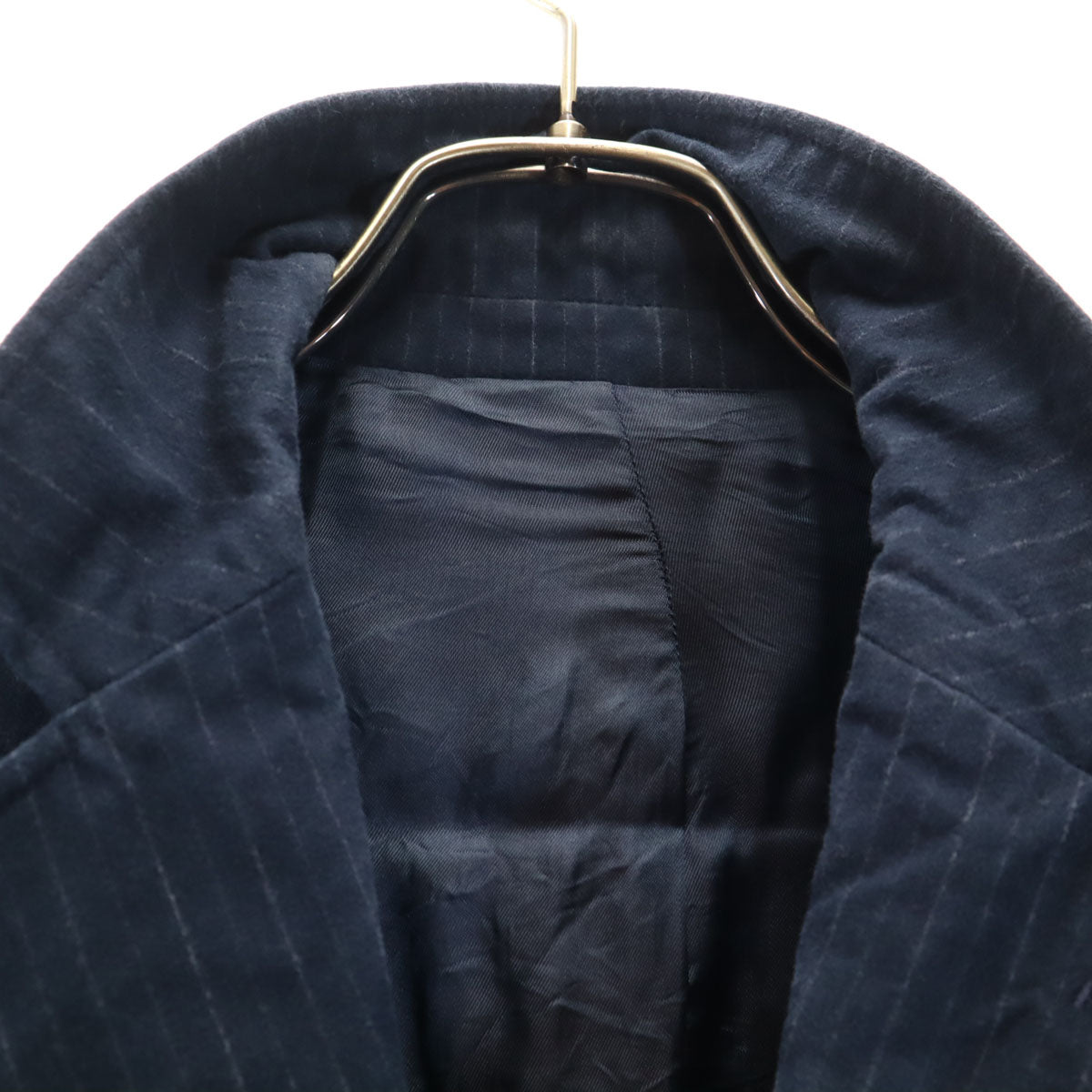 A.P.C. アーペーセー 90s ポーランド製 ストライプ柄 スーツ 上下 セットアップ S ネイビー メンズ