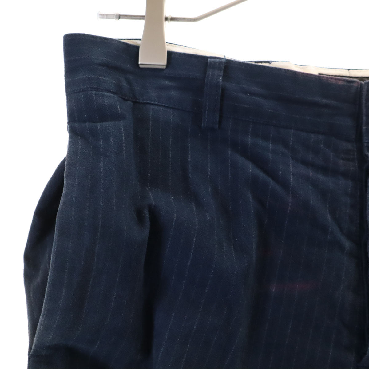 A.P.C. アーペーセー 90s ポーランド製 ストライプ柄 スーツ 上下 セットアップ S ネイビー メンズ