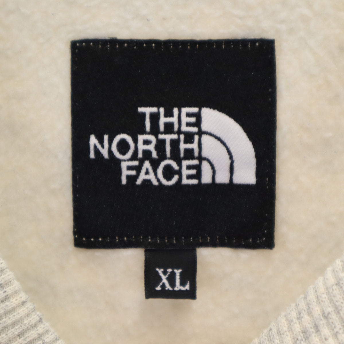 THE NORTH FACE ノースフェイス スクエアロゴ 長袖 スウェット トレーナー XL グレー NT61931 アウトドア 裏起毛 メンズ