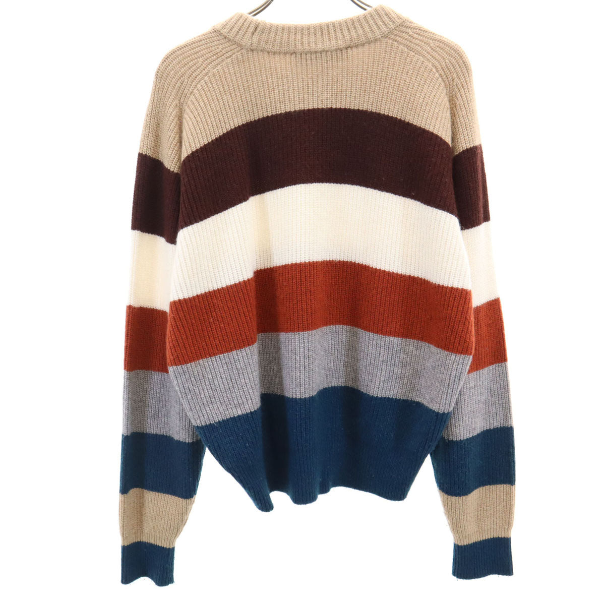 MAISON KITSUNE メゾンキツネ ボーダー柄 長袖 セーター XS マルチ ニット レディース