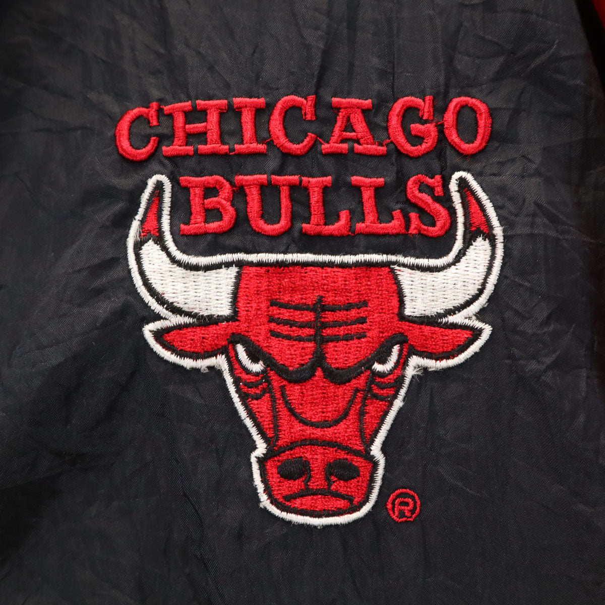 COMPETITOR コンペティター 90s オールド NBA シカゴブルズ ナイロンジャケット ブラック CHICAGO BULLS メンズ