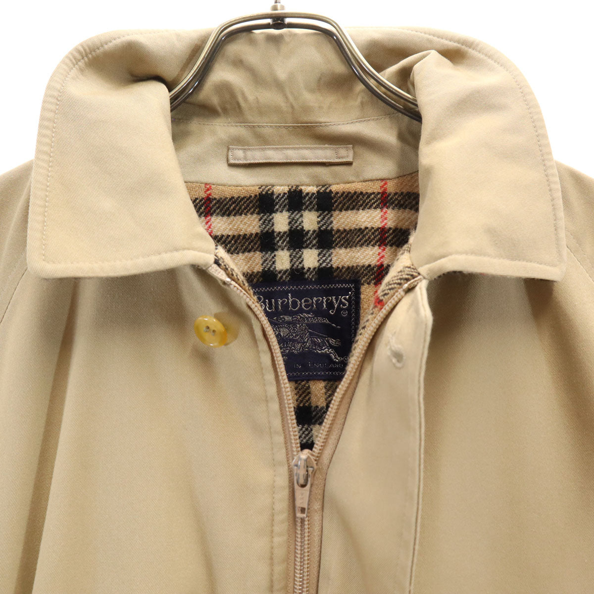 Burberrys バーバリーズ 90s 英国製 オールド ジャケット 40 モカブラウン レディース