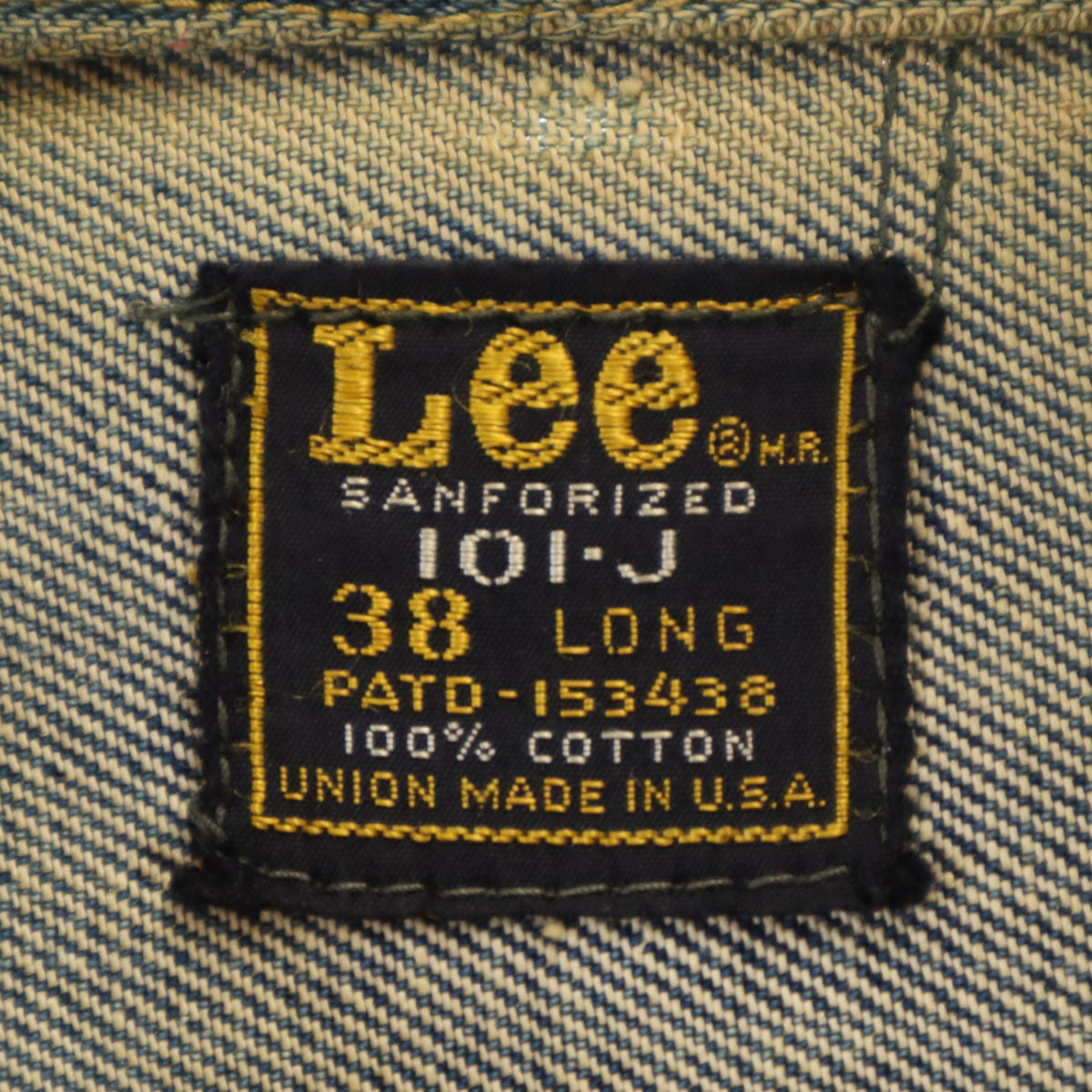 Lee リー 70s USA製 ヴィンテージ デニムジャケット 38 ウォッシュブルー ジージャン トラッカー メンズ