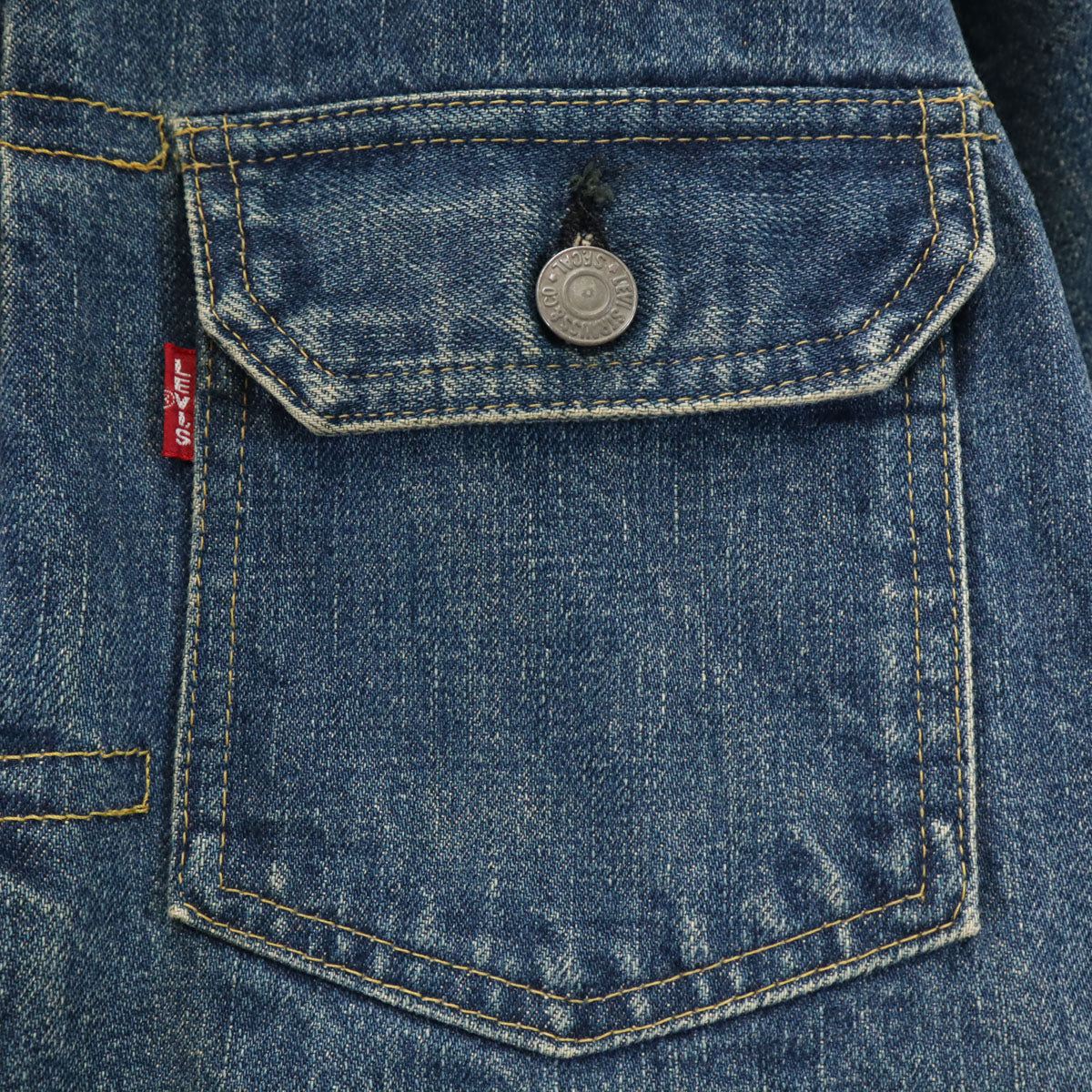 Levi's リーバイス 90s 71507 日本製 ビッグE オールド 2nd復刻 デニムジャケット 40 ウォッシュブルー ジージャン トラッカー メンズ