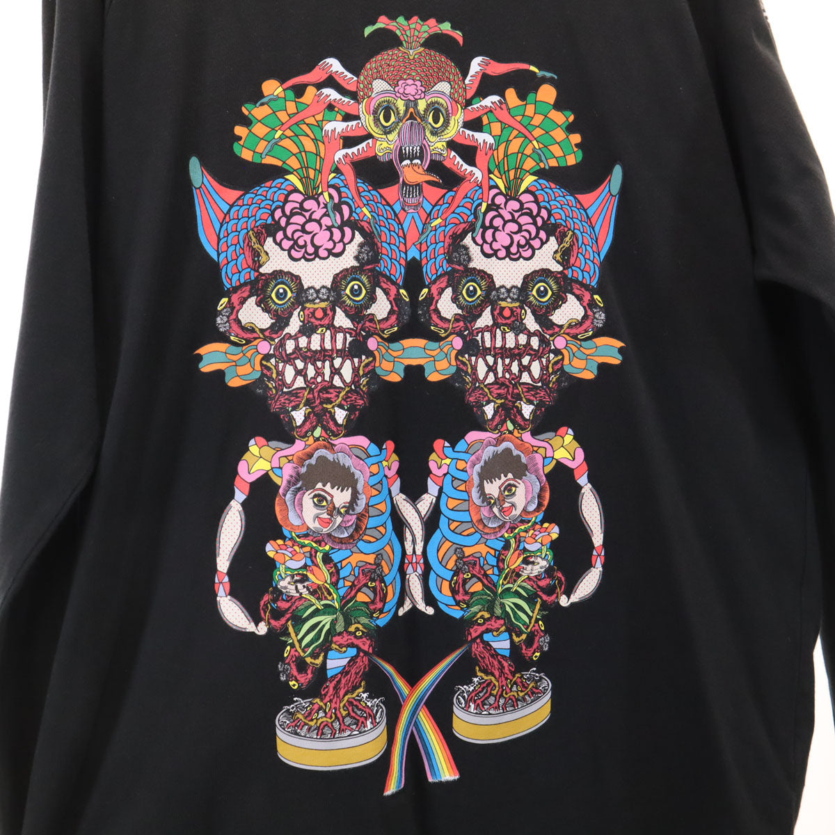 adidas Originals アディダスオリジナルス Tanaami 田名網敬一 カリ コラボ 長袖 Tシャツ L ブラック ロンT メンズ