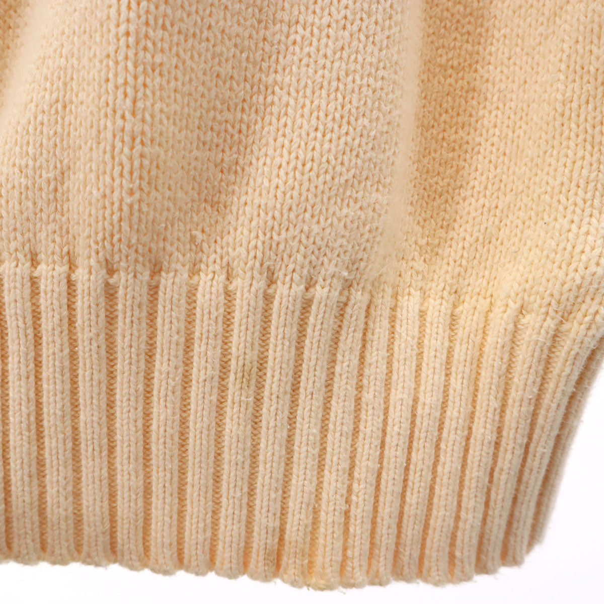 Polo by Ralph Lauren ポロバイラルフローレン 90s オールド ポロベア 長袖 ニット M ベージュ メンズ