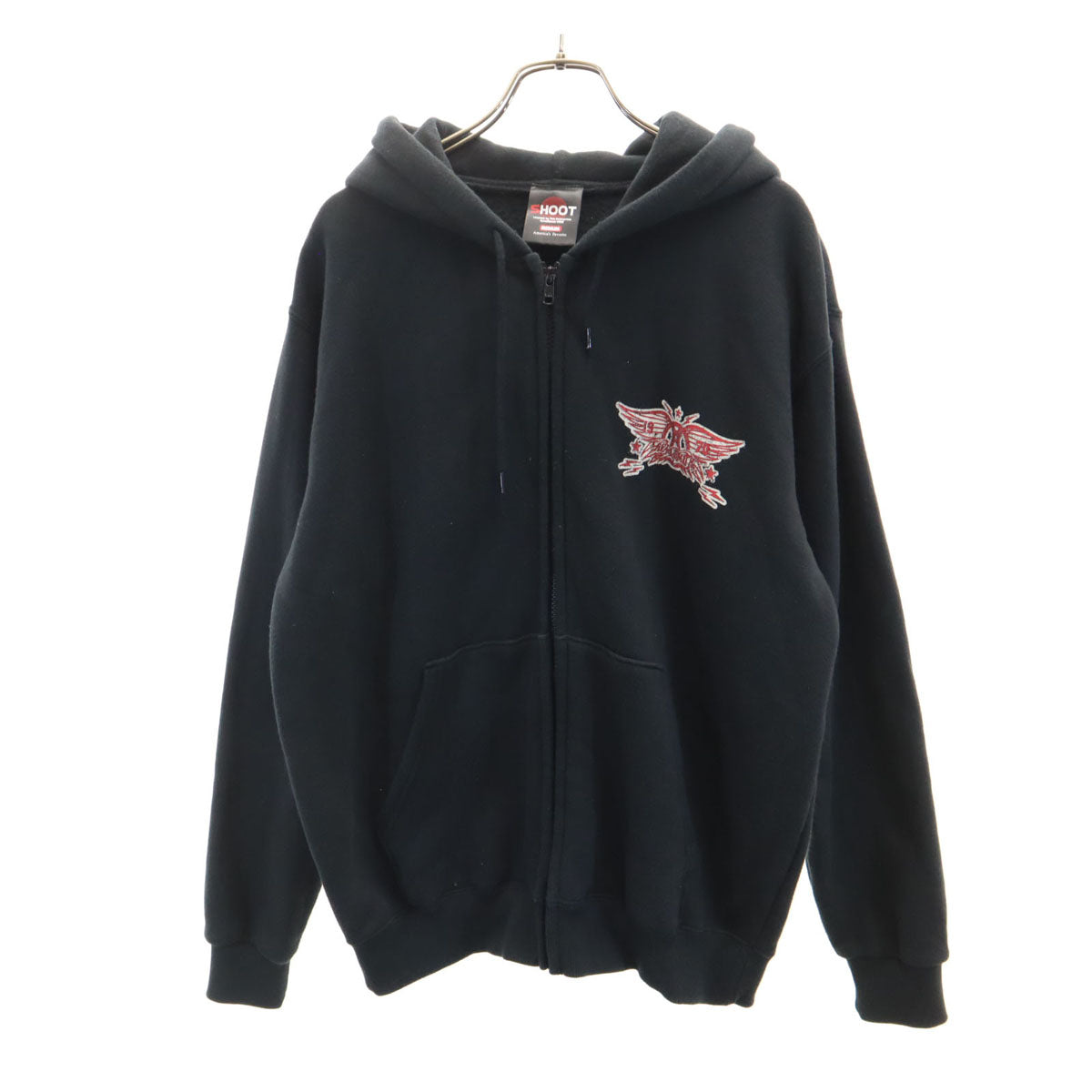 schott ショット 長袖 ジップパーカー M ブラック メンズ
