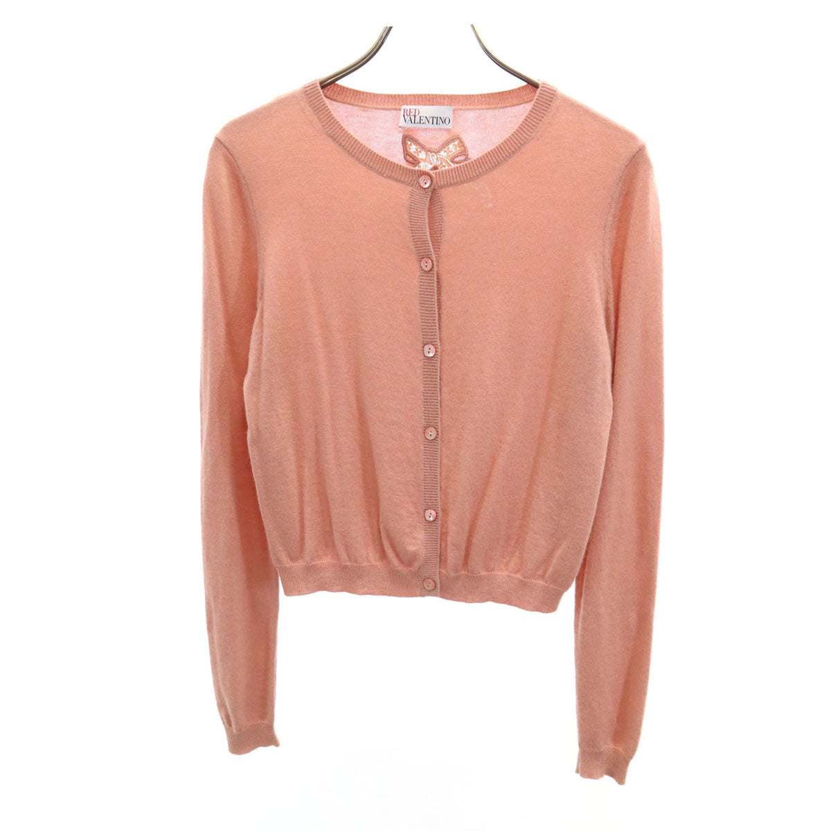 RED VALENTINO レッドヴァレンティノ 長袖 ニットカーディガン ピンク系 レディース