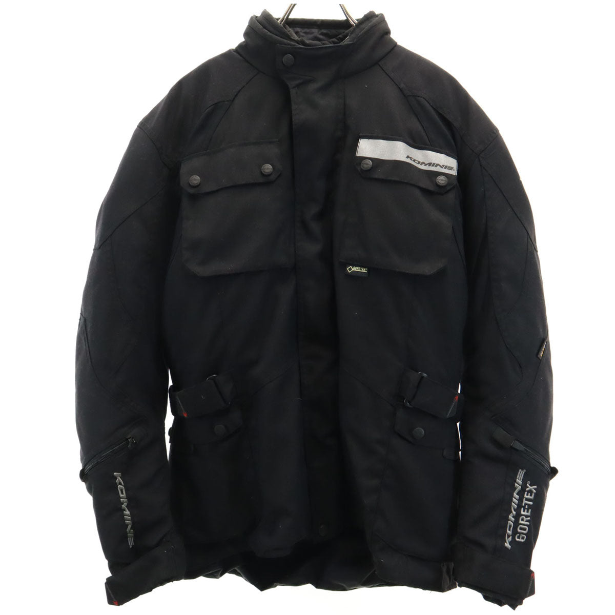 コミネ ブラック バイクジャケット GORE-TEX 中綿インナー付き Lサイズ