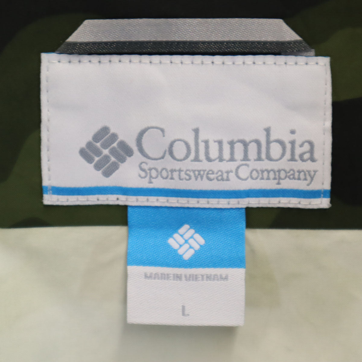 Columbia コロンビア 迷彩柄 マウンテンジャケット L グリーン アウトドア メンズ