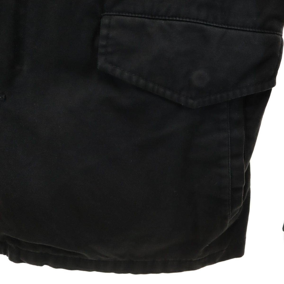 BURBERRY BLACK LABEL バーバリーブラックレーベル コットンジャケット L ブラック フード付き 三陽商会 メンズ