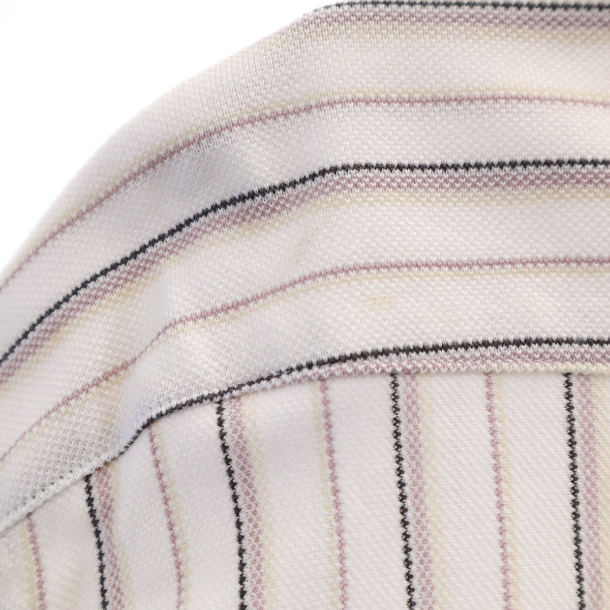 BURBERRY LONDON バーバリーロンドン 日本製 ストライプ柄r 長袖 シャツ LL ホワイト 三陽商会 メンズ