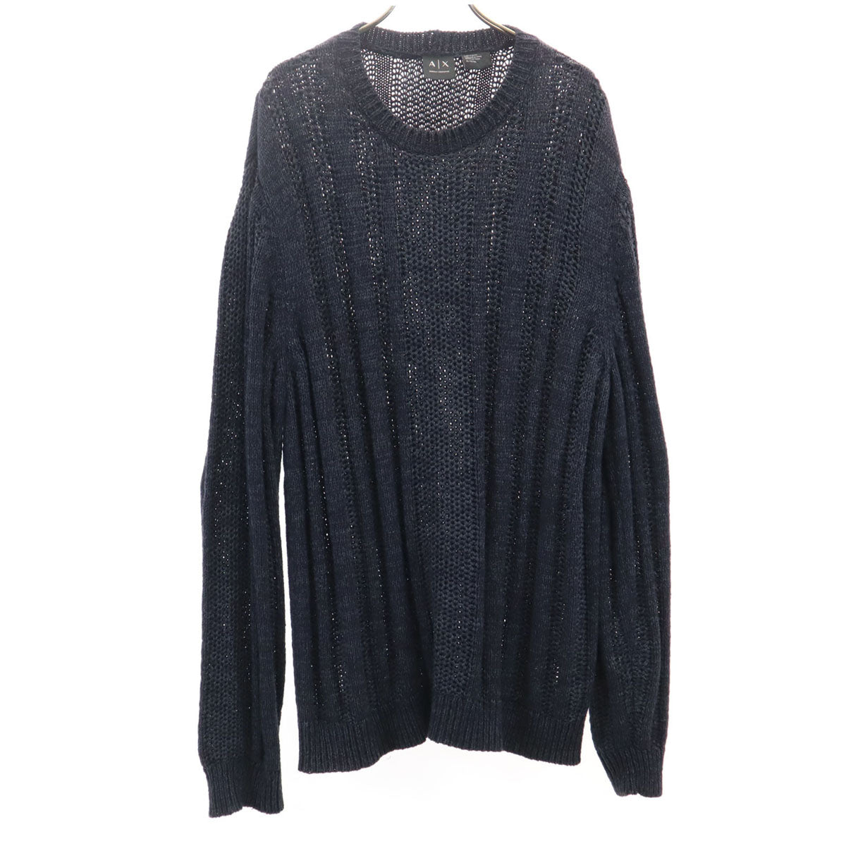 ARMANI EXCHANGE アルマーニエクスチェンジ 長袖 ニット XL チャコール セーター メンズ