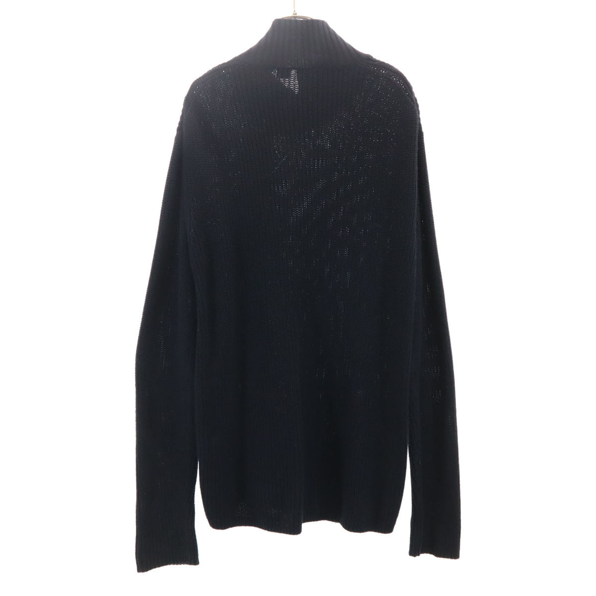 ARMANI EXCHANGE アルマーニエクスチェンジ ニットジャケット L ブラック メンズ