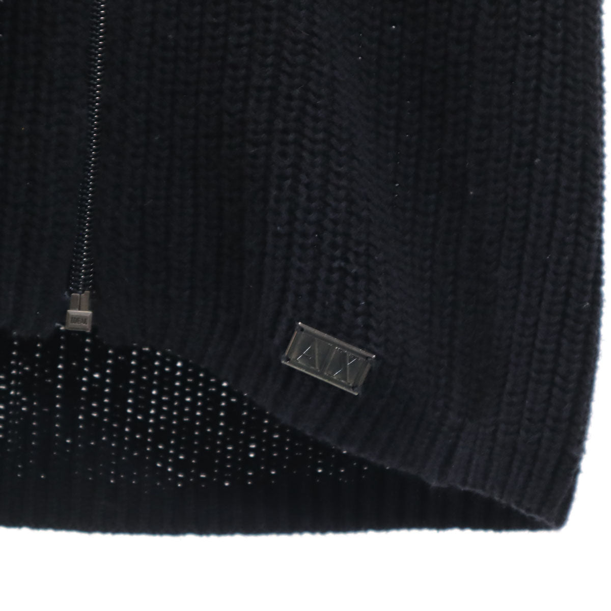 ARMANI EXCHANGE アルマーニエクスチェンジ ニットジャケット L ブラック メンズ