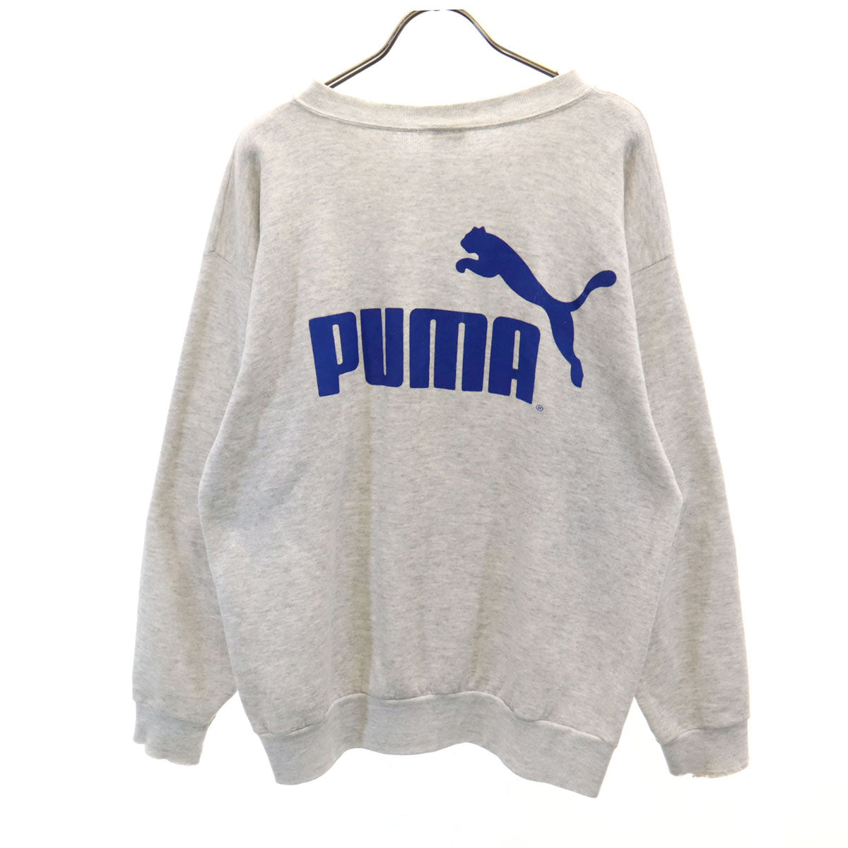 PUMA プーマ 80s 90s オールド 長袖 スウェット トレーナー L グレー メンズ