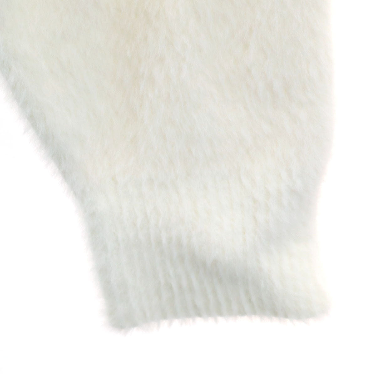 美品 STUSSY ステューシー 22AW 長袖 Vネック ニットカーディガン L ホワイト メンズ
