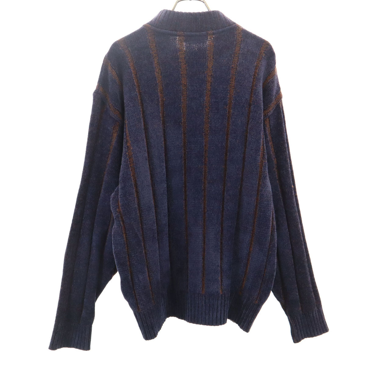 YVES SAINT LAURENT イヴサンローラン 90s オールド 長袖 セーター L ネイビー ニット メンズ