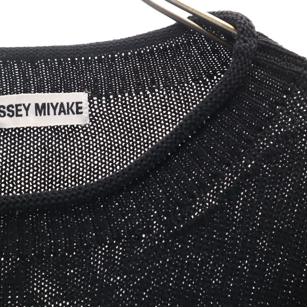 ISSEY MIYAKE イッセイミヤケ 90s 日本製 オールド 長袖 ニット M ブラック セーター レディース