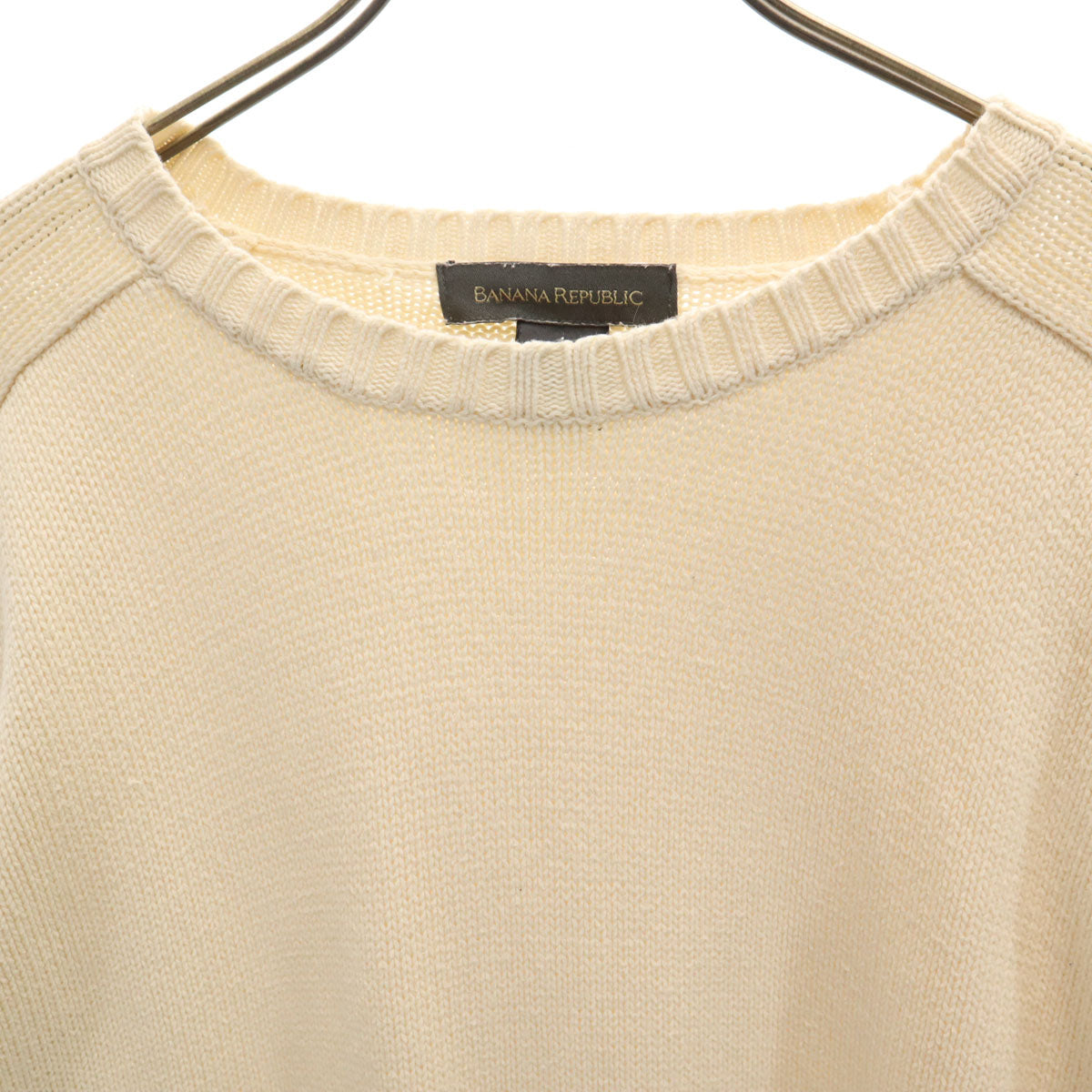 Banana Republic バナナリパブリック 90s オールド 長袖 ニット L 生成り セーター メンズ