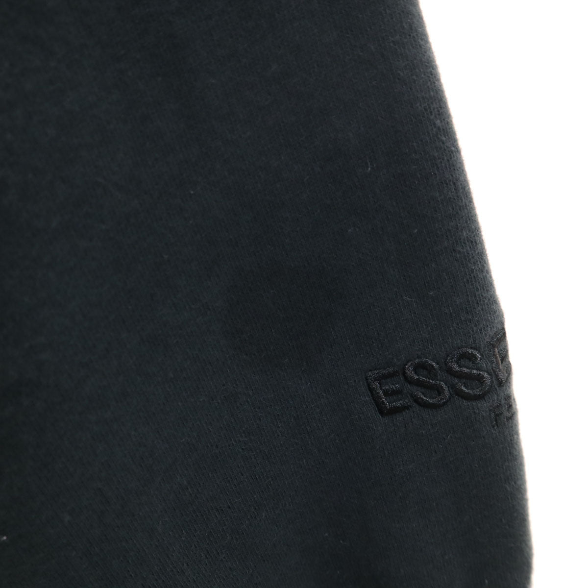 ESSENTIALS エッセンシャルズ バックロゴ 長袖 スウェットパーカー L ブラック メンズ