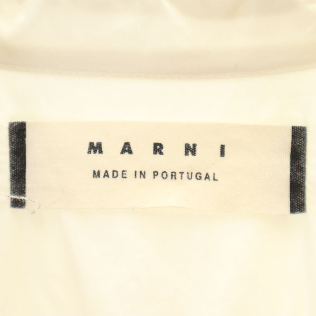 MARNI マルニ ポルトガル製 長袖 コットンシャツ 42 ホワイト レディース