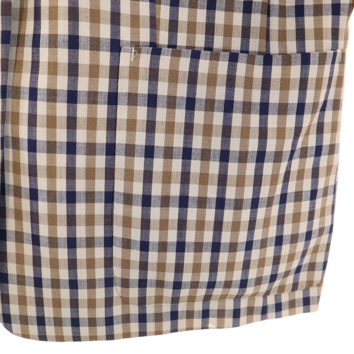 Aquascutum アクアスキュータム 80s 90s オールド スカートスーツ 上下 セットアップ LL ブラウン レディース