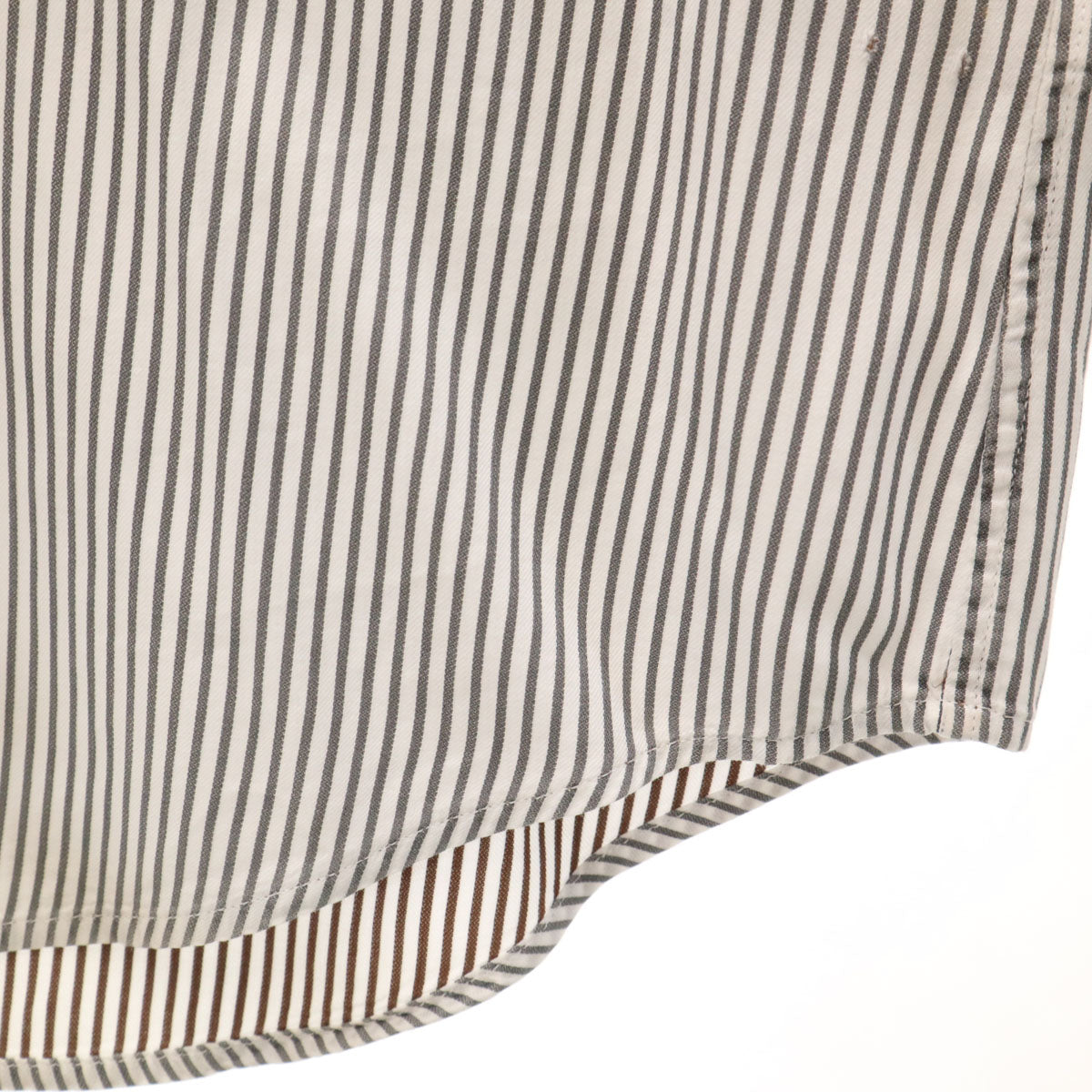 Paul Smith LONDON ポールスミスロンドン ストライプ柄 長袖 シャツ L ホワイト メンズ