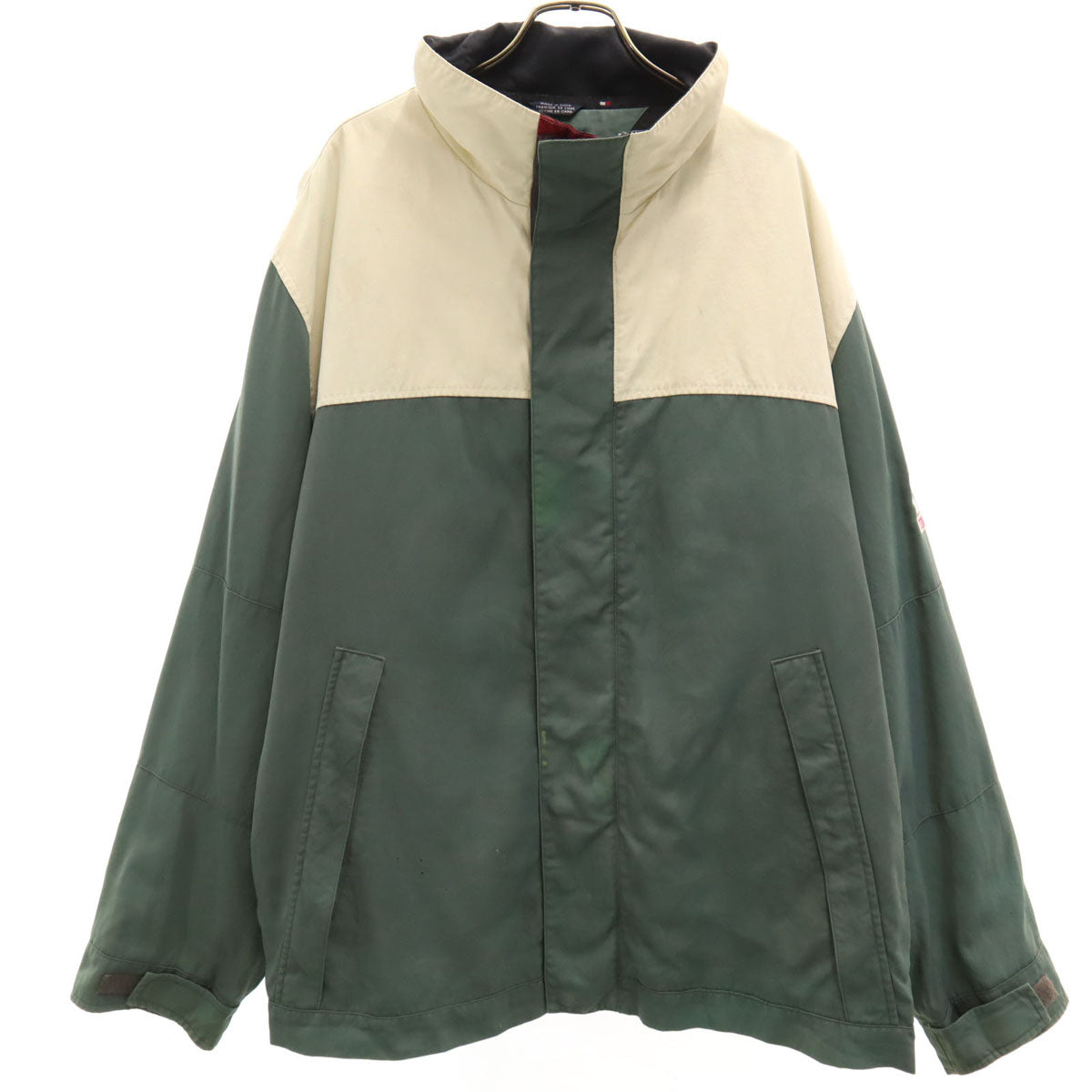 TOMMY HILFIGER トミーヒルフィガー 90s オールド ジャケット XL セージグリーン メンズ