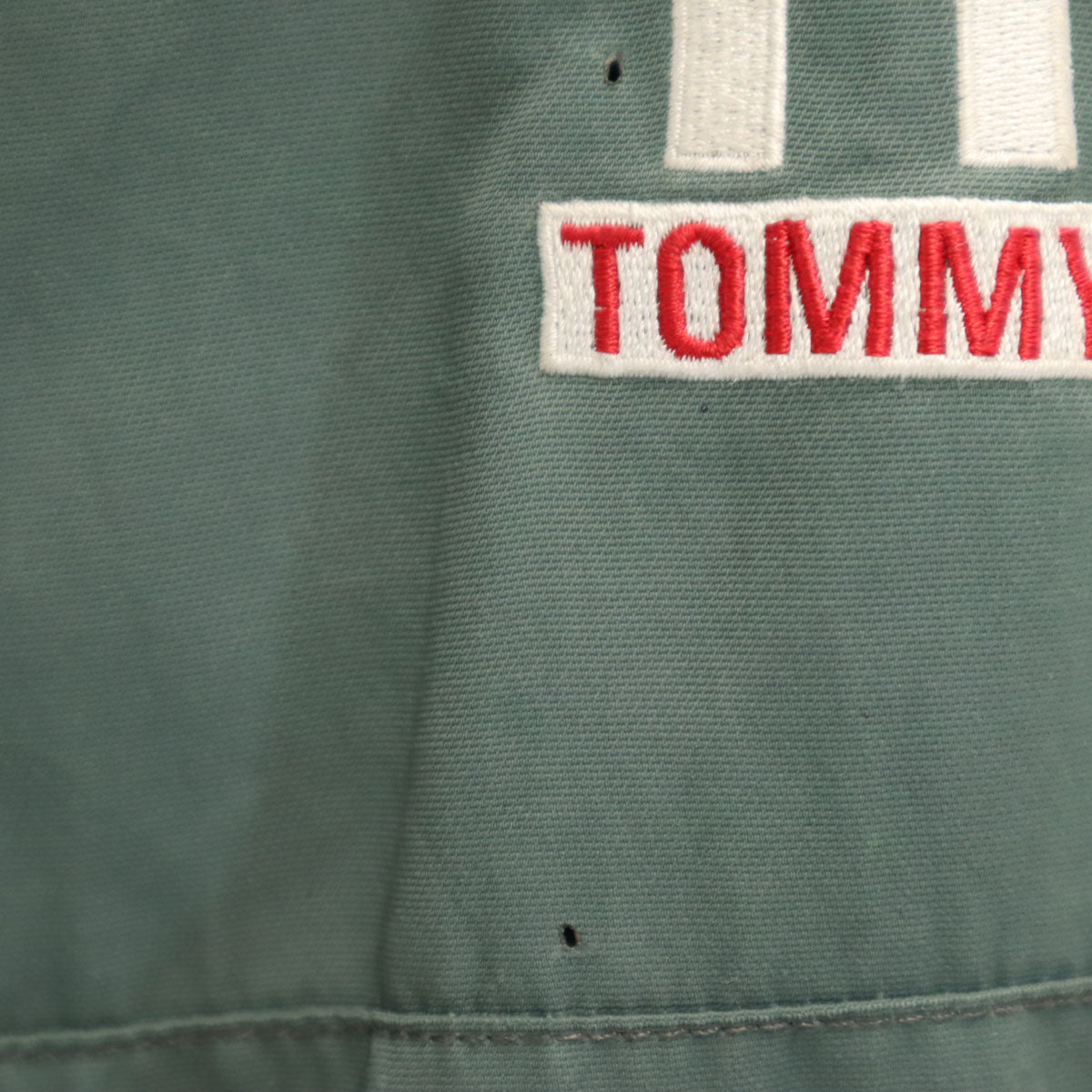 TOMMY HILFIGER トミーヒルフィガー 90s オールド ジャケット XL セージグリーン メンズ