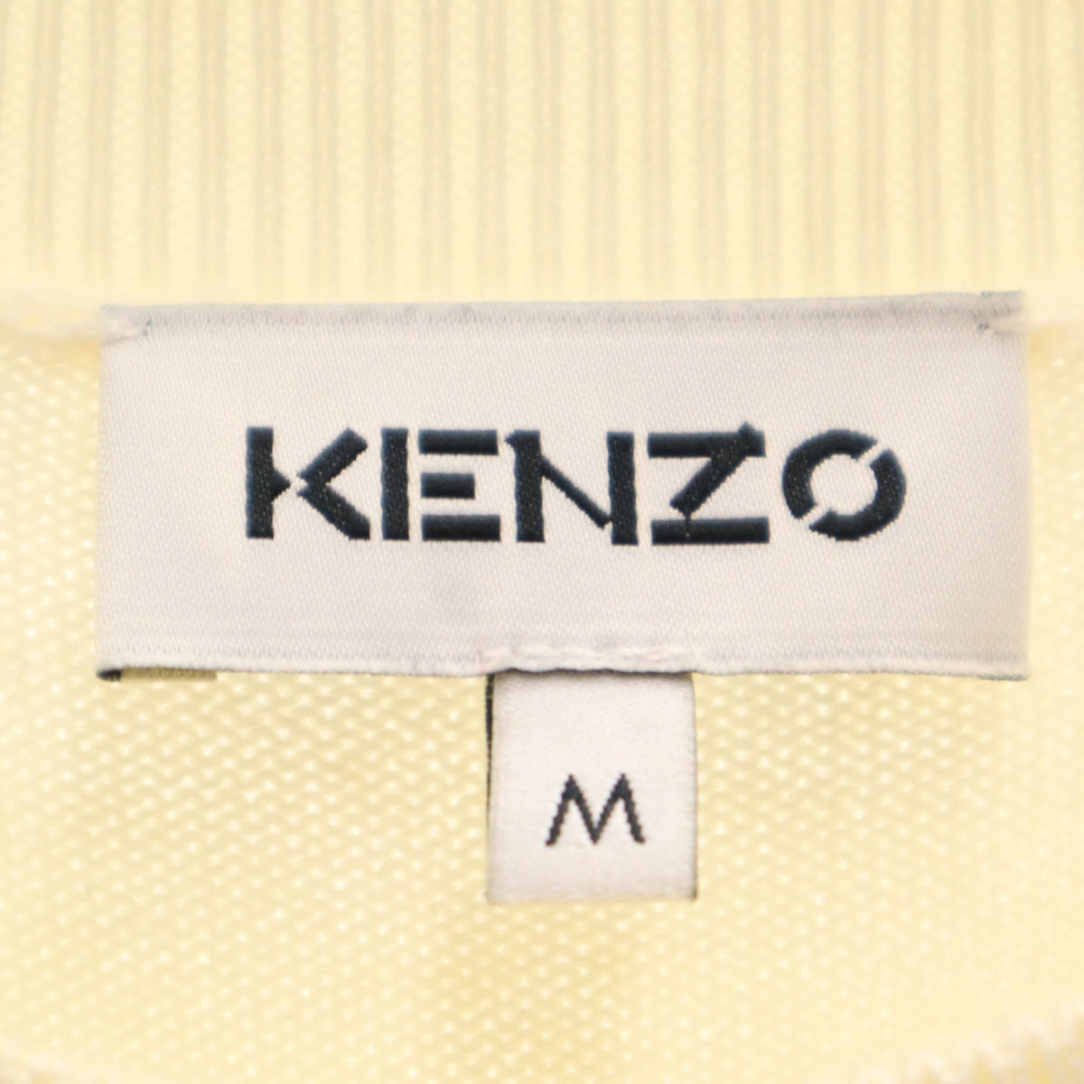 KENZO ケンゾー 長袖 ニット M アイボリー セーター レディース
