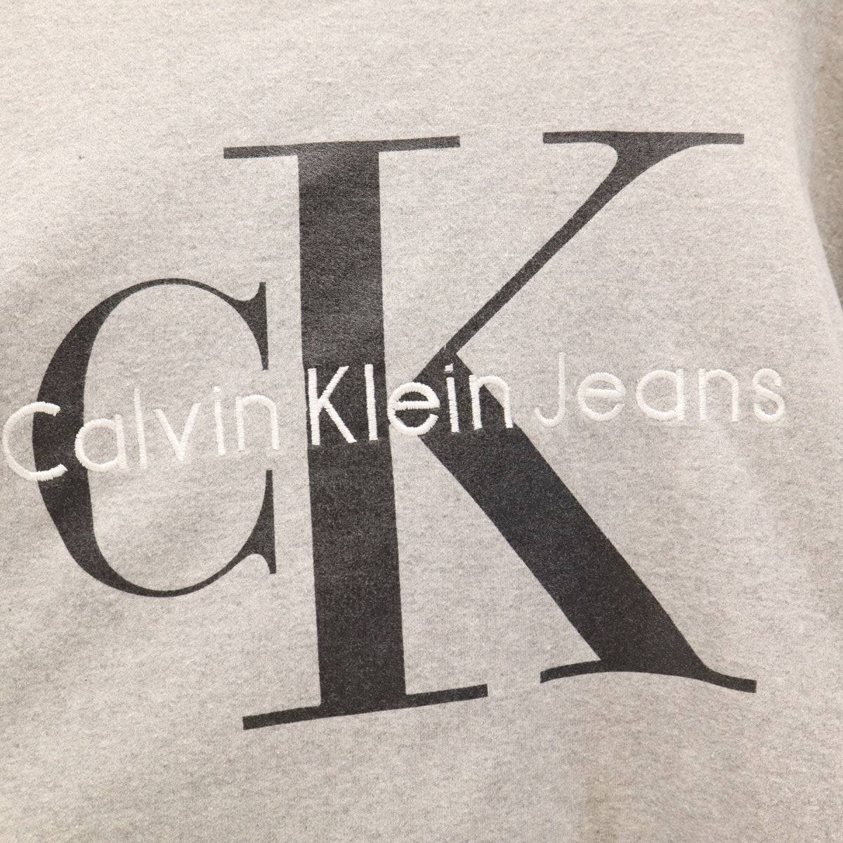 Calvin klein Jeans カルバンクラインジーンズ 90s カナダ製 オールド 長袖 スウェット トレーナー M グレー メンズ