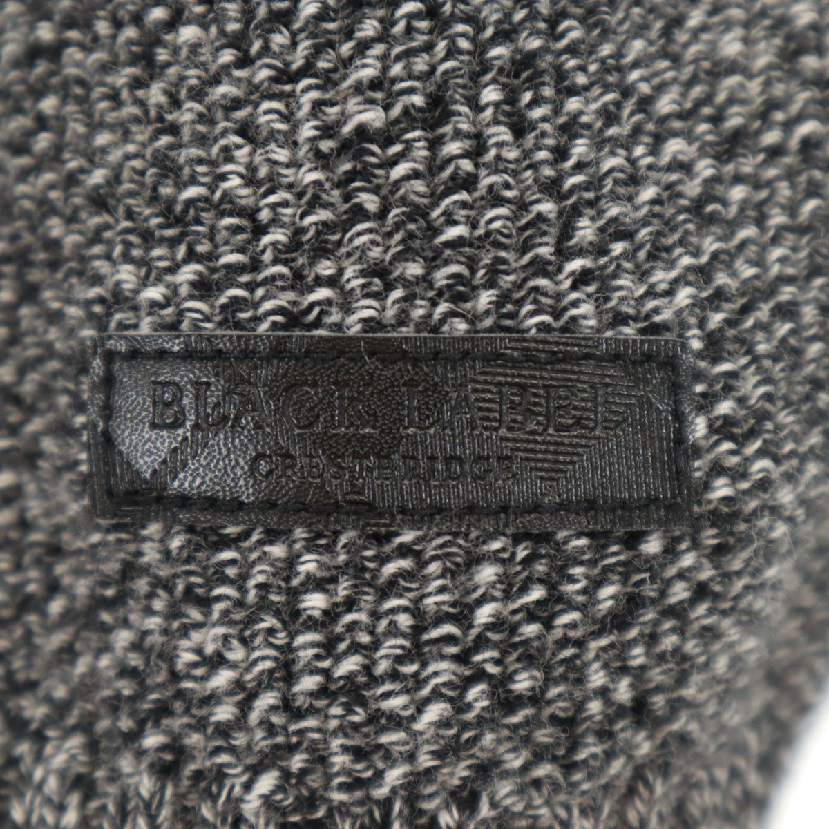 BLACK LABEL CRESTBRIDGE ブラックレーベルクレストブリッジ モックネック ニットジャケット M グレー メンズ