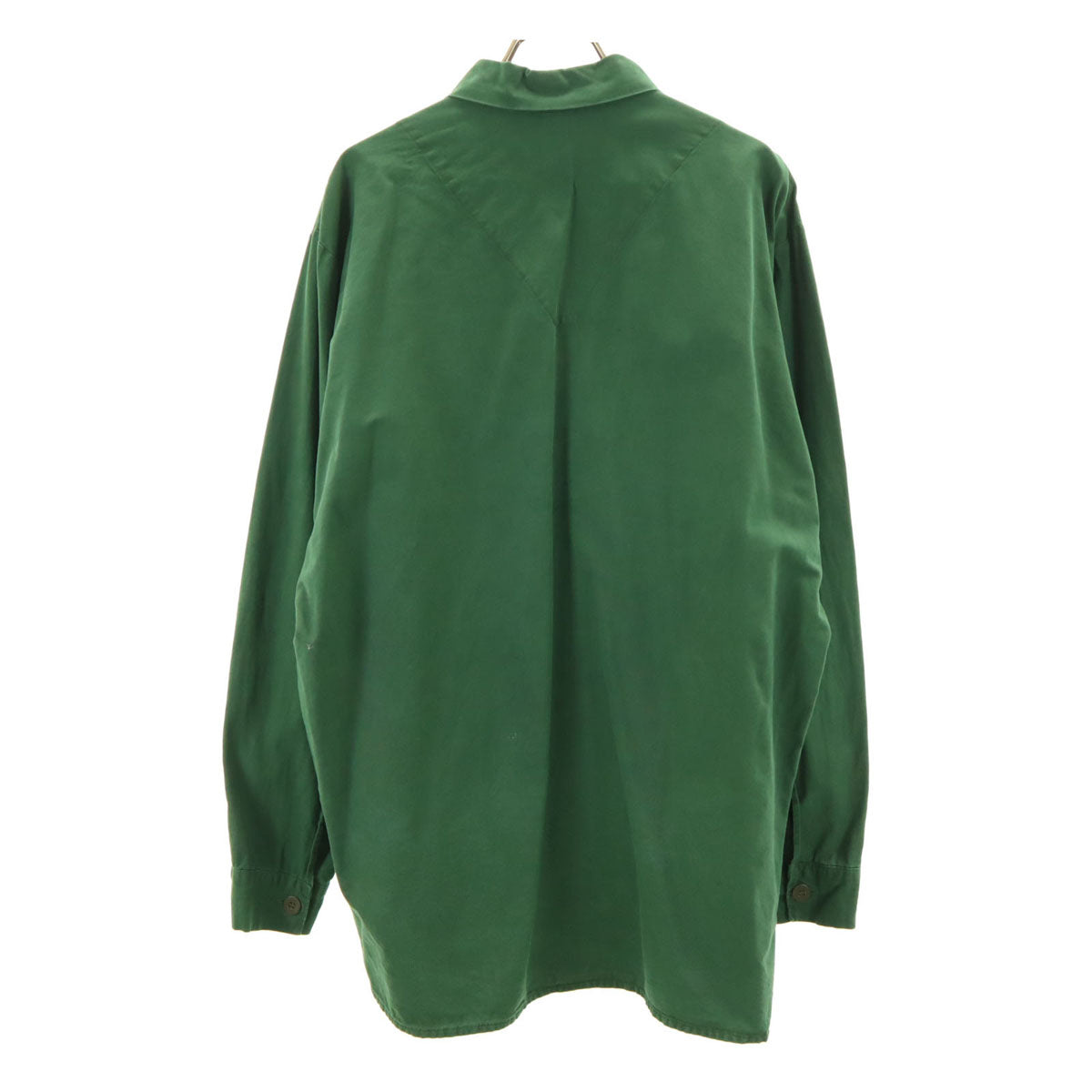 SWEDENISH ARMY スウェーデン軍 60s 70s ヴィンテージ 長袖 プルオーバー シャツ 41 グリーン ミリタリー メンズ