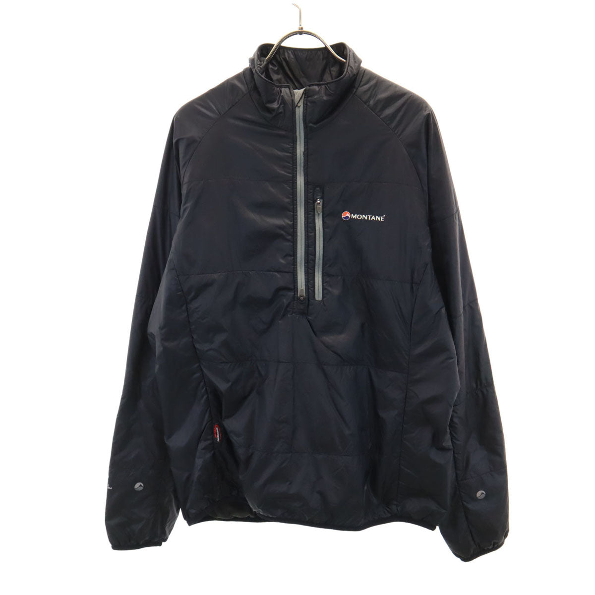MONTANE モンテイン ハーフジップ 中綿ジャケット M ブラック プルオーバー アウトドア メンズ