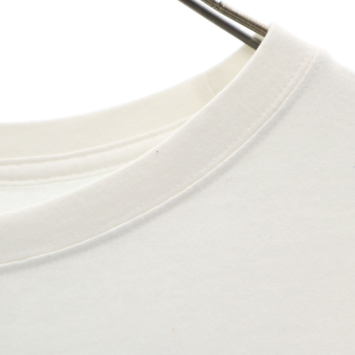 9090 ナインティナインティ バックプリント 長袖 Tシャツ M ホワイト ロンT メンズ