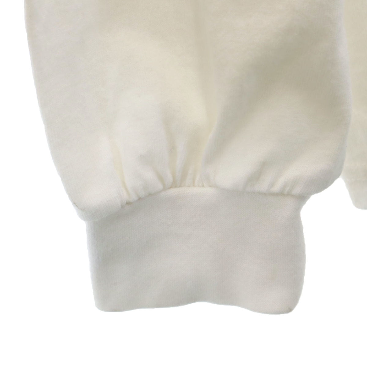 9090 ナインティナインティ バックプリント 長袖 Tシャツ M ホワイト ロンT メンズ