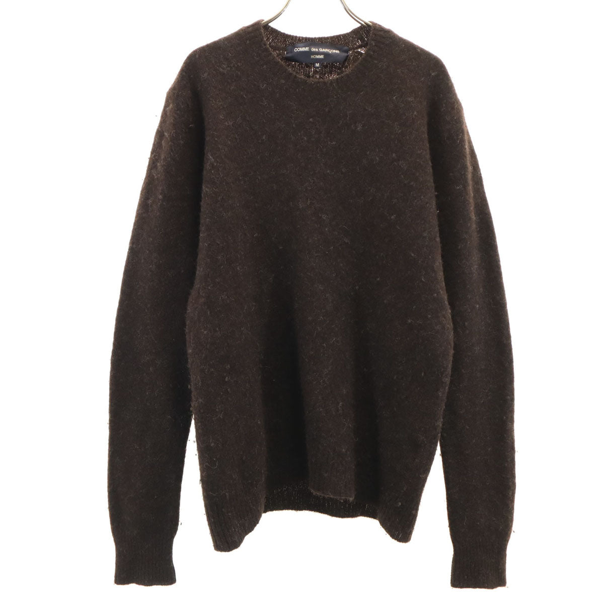 COMME des GARCONS HOMME コムデギャルソンオム 2004年 00s 日本製 長袖 セーター M ブラウン ニット メンズ