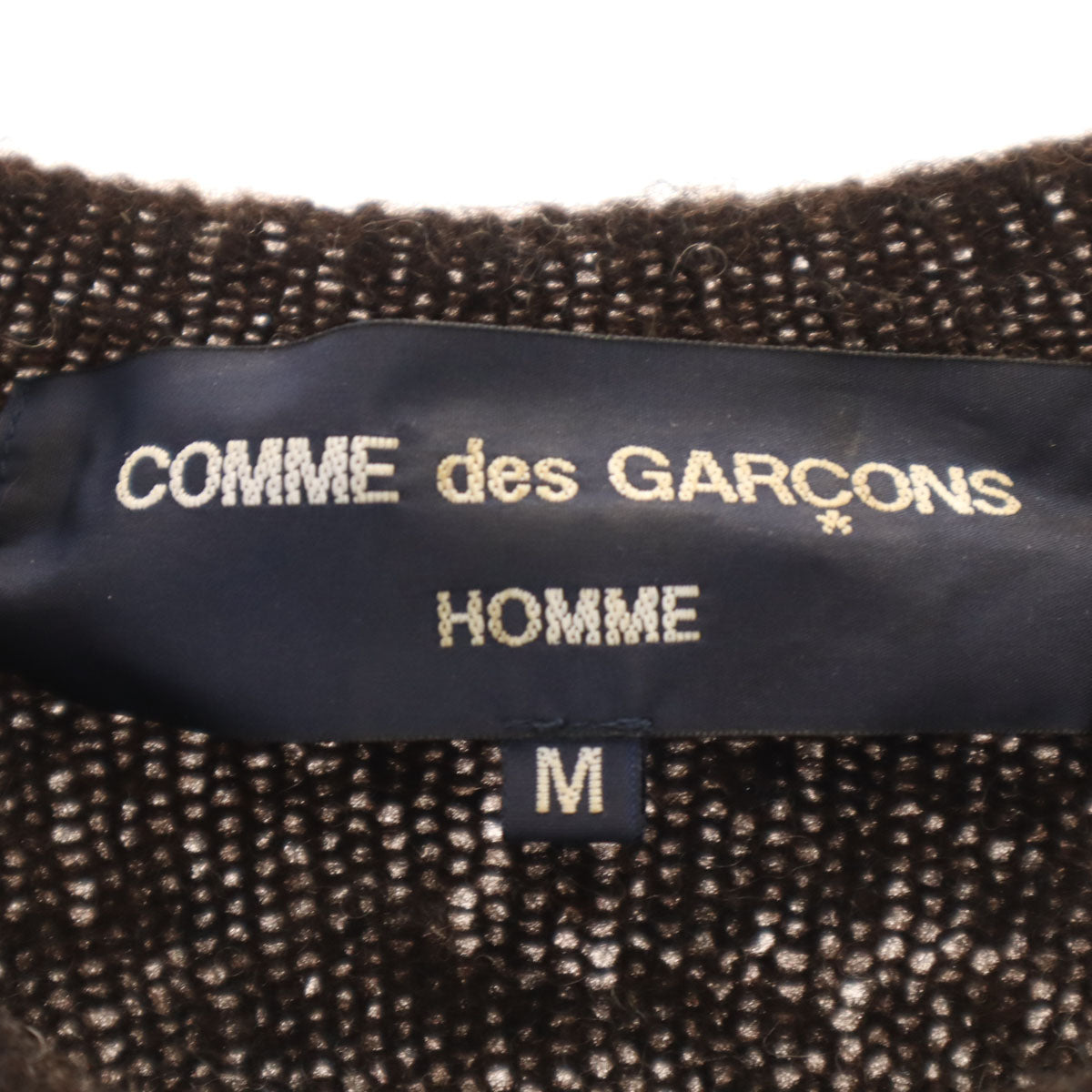 COMME des GARCONS HOMME コムデギャルソンオム 2004年 00s 日本製 長袖 セーター M ブラウン ニット メンズ