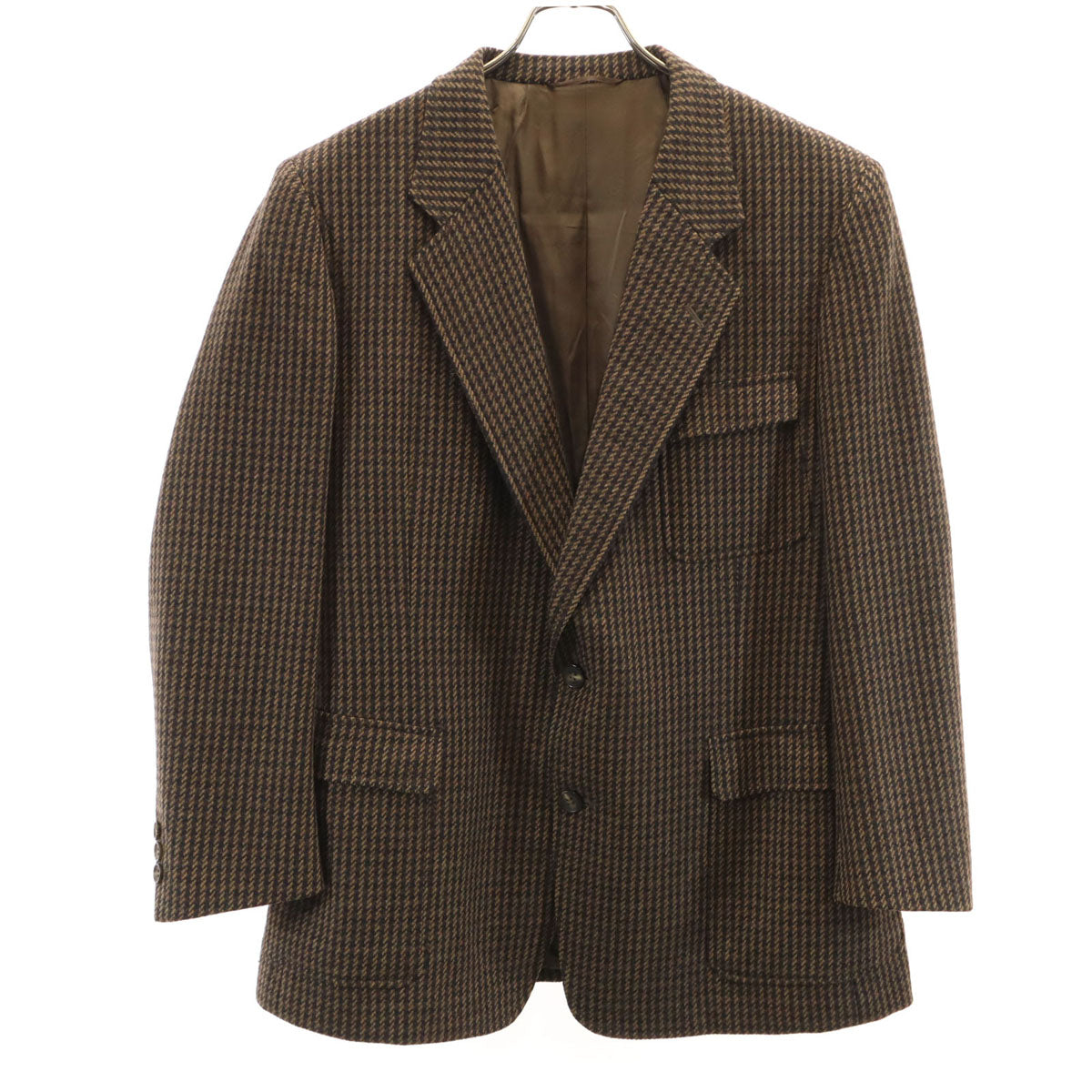 Christian Dior MONSIEUR クリスチャンディオール ムッシュ 90s オールド 総柄 テーラードジャケット 100-94-170 ブラウン系 メンズ