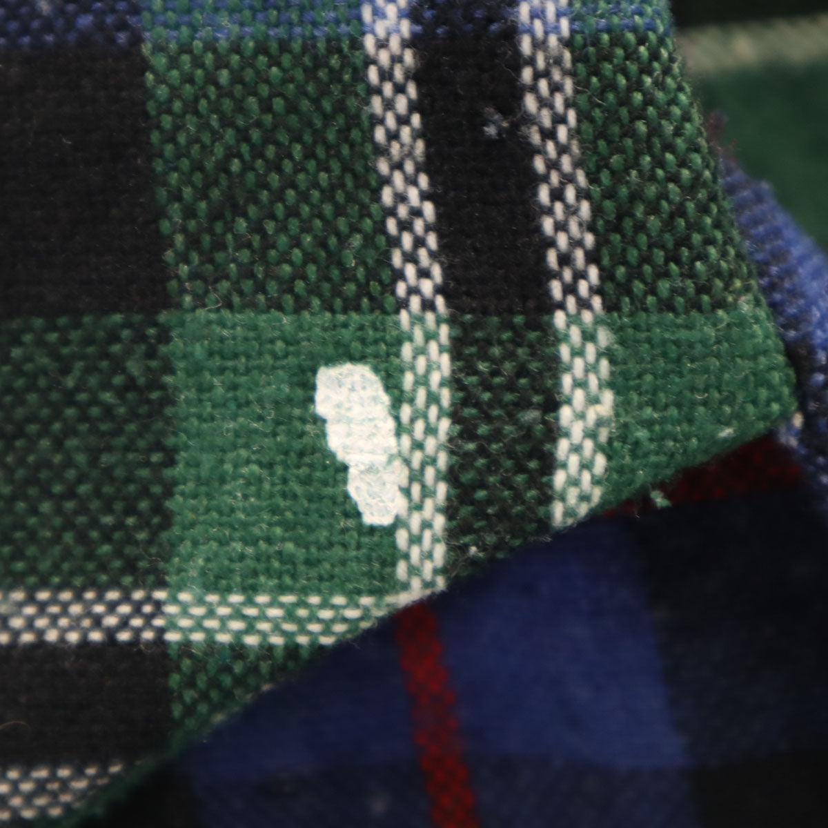 Dutchmaid ダッチメイド 60s 70s ヴィンテージ 開襟 オープンカラー チェック柄 長袖 ネルシャツ 32 1/2 ブルー メンズ